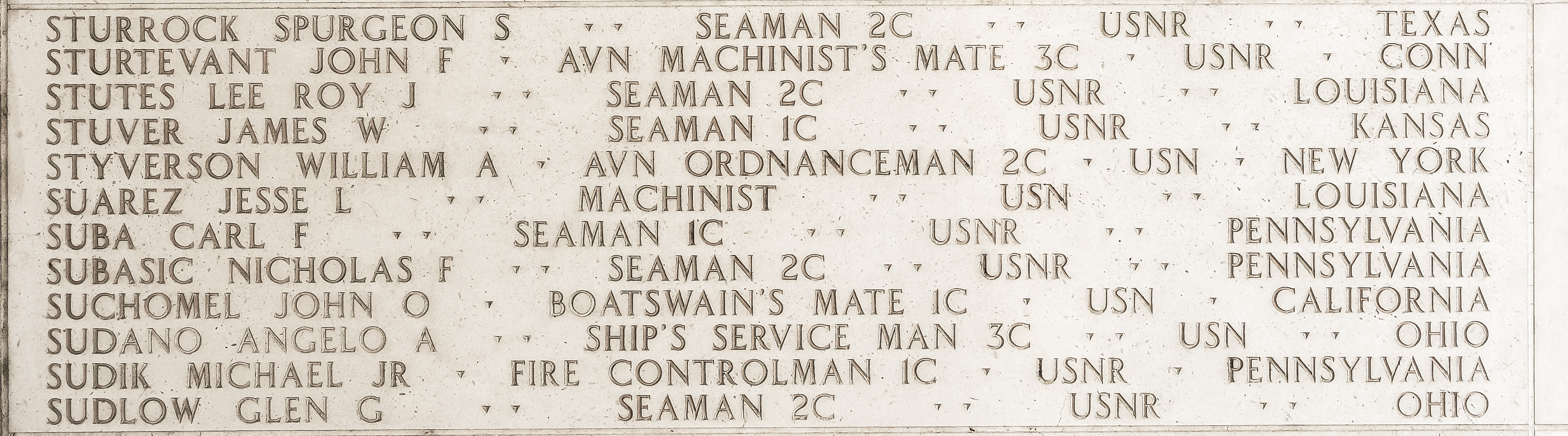 William A. Styverson, Aviation Ordnanceman Second Class